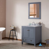 Dubai 30" Vanity Set with Mirror