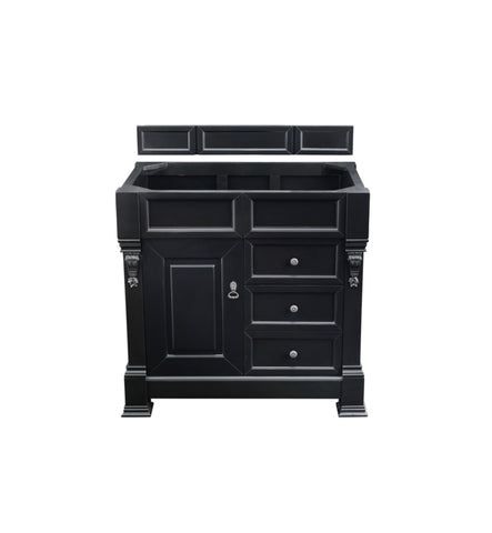 Brookfield 36" Single Cabinet w/ Drawers, Antique Black