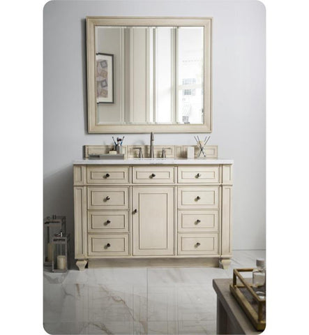 Bristol 48" Single Vanity, Vintage Vanilla