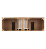 Savannah 72" Double Vanity Cabinet, Driftwood