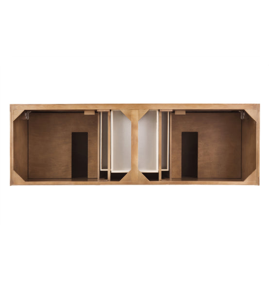 Savannah 72" Double Vanity Cabinet, Driftwood