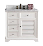 Savannah 36" Single Vanity Cabinet, Cottage White