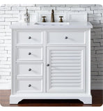 Savannah 36" Single Vanity Cabinet, Cottage White