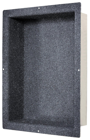 Dawn? Stainless Steel Shower Niche with One Stainless Steel Support Plate
