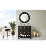 Victoria 33" Single Vanity, Vanilla Oak w/ Snow White Quartz Top