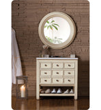 Victoria 33" Single Vanity, Vanilla Oak w/ Snow White Quartz Top