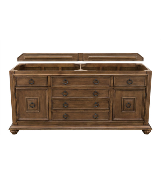 Mykonos 72" Double Vanity Cabinet, Cinnamon