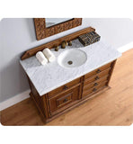 Mykonos 48" Single Vanity Cabinet w/ Drawers, Cinnamon