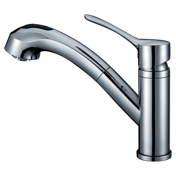 Dawn? Single-lever pull-out spray kitchen faucet, Chrome