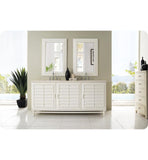 Portland 72" Double Vanity, Cottage White