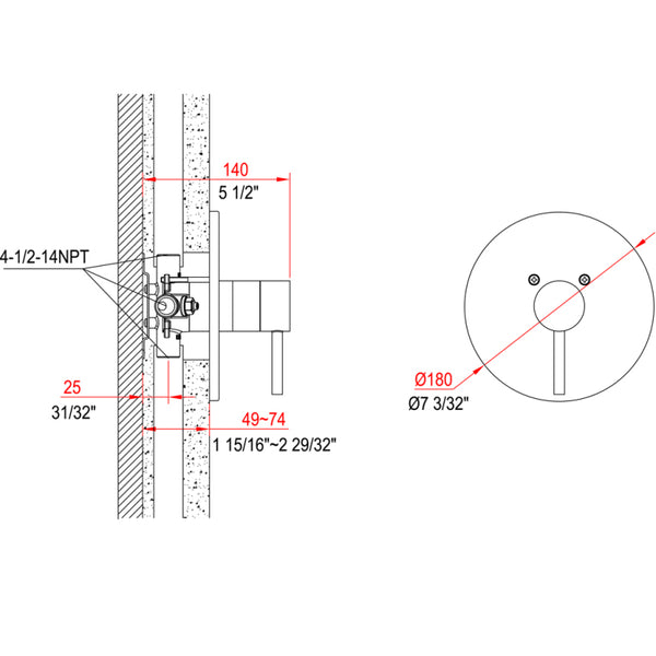 Dawn? Pressure Balancing Valve Trim