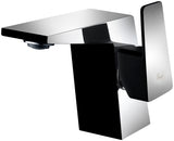 Dawn? Single-lever lavatory faucet, Chrome & Matte Black (Standard pull-up drain with lift rod D90 0010C included)
