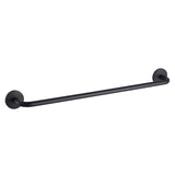 24" Single Towel Bar - Matte Black