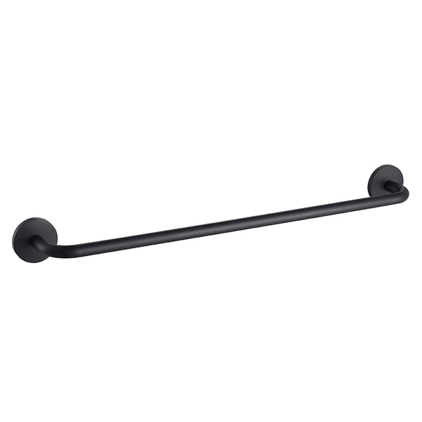 24" Single Towel Bar - Matte Black