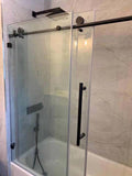 BR01 Single Sliding Frameless Door