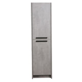 Eviva Aberdeen 18" Espresso Freestanding Modern Linen Side Cabinet