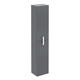 Eviva Cali 12" Grey Modern Bathroom Linen Side Cabinet