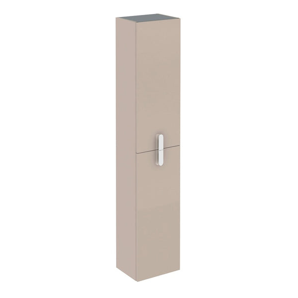 Eviva Cali 12" Brown Modern Bathroom Linen Side Cabinet