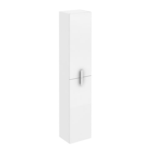 Eviva Cali 12" White Modern Bathroom Linen Side Cabinet