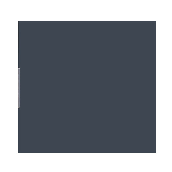 Eviva Libra 14" Grey Modern Wall Mount Side Cabinet Storage