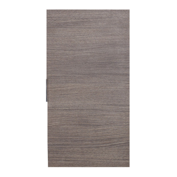 Eviva Cup 13" Medium Oak Modern Wall Mount Side Cabinet Storage