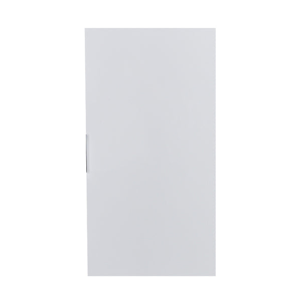 Eviva Cup 13" White Modern Wall Mount Side Cabinet Storage