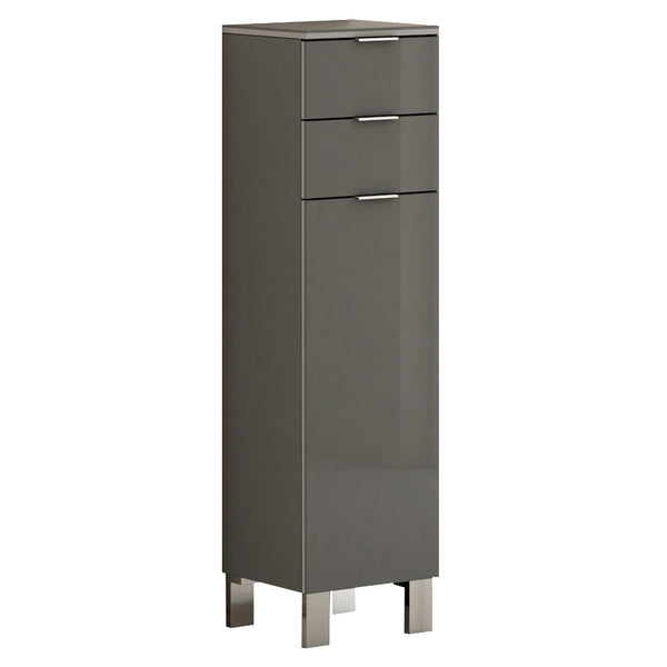 Eviva Geminis 14 inch Grey Free-Standing Side Cabinet