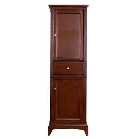 Eviva Elite Stamford? 24" Brown Solid Wood Side/Linen Bathroom Cabinet
