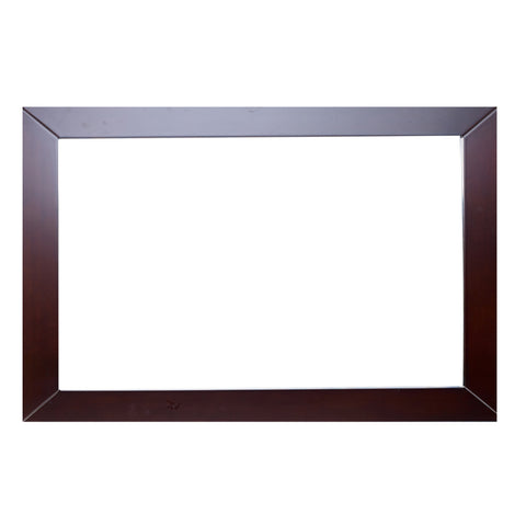 Eviva New York Bathroom Vanity Mirror Full Frame Teak(Dark Brown) 48X31 Wall Mount 