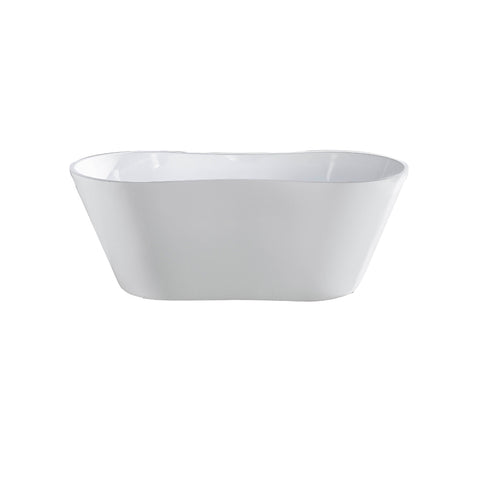 Eviva Smile Free Standing 67" Acrylic Bathtub 