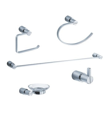 Fresca Magnifico 5-Piece Bathroom Accessory Set - Chrome