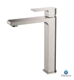 Fresca Allaro Single Hole Vessel Mount Bathroom Vanity Faucet - Brushed Nickel