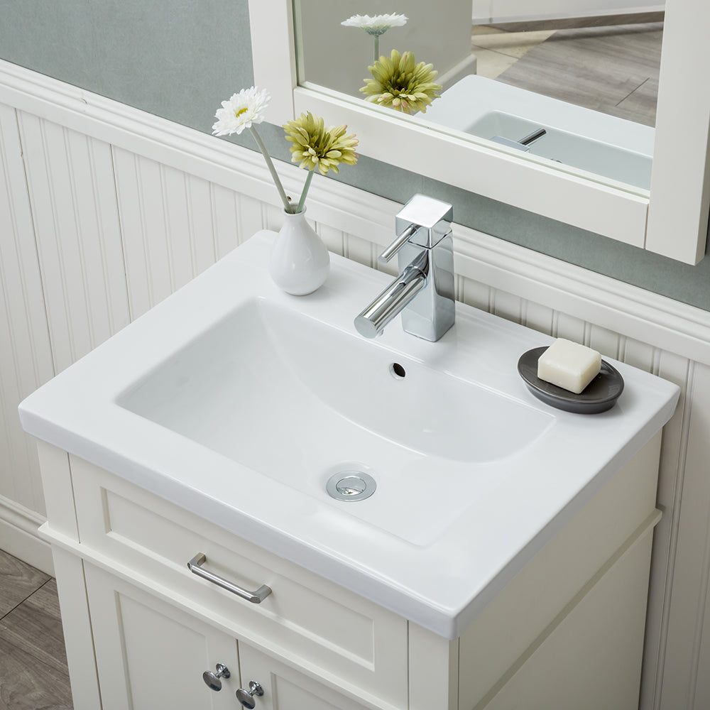 24 shops Inch Vanity with Marble Top