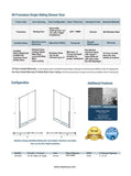 KH Frameless Single Shower Door