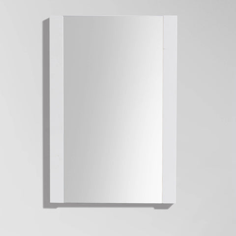 20" Mirror - Glossy White
