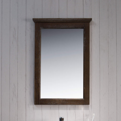 24" Mirror - Black Red Oak