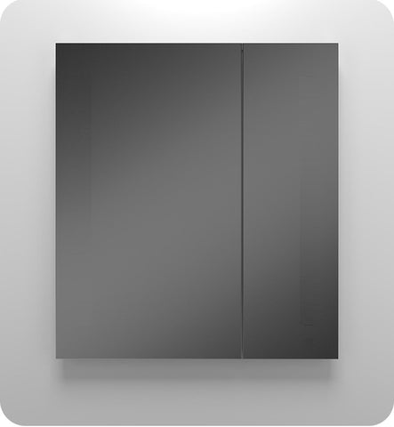AQUADOM Medicine Mirror Glass Cabinet For Bathroom R3630 Recessed & Surface Mount - 170 Degree Soft Close Blum Hinges Made in Austria - Made With Anodized Aluminum (36in x 30in x 5in) ?