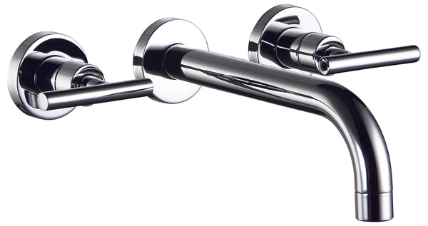 Dawn? Wall Mounted Double-handle Concealed Washbasin Mixer, Chrome