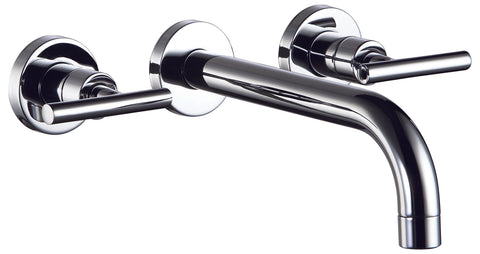 Dawn? Wall Mounted Double-handle Concealed Washbasin Mixer, Chrome