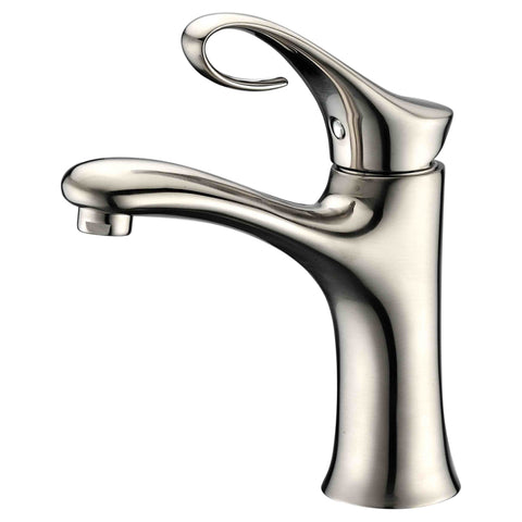 Dawn? Single-lever lavatory faucet, Brushed Nickel (Standard pull-up drain with lift rod D90 0010BN included)