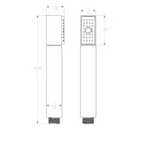 Dawn? Single Function Handshower, Brushed Nickel