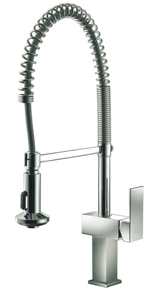 Dawn? Single-lever pull-out spring kitchen faucet, Brushed Nickel