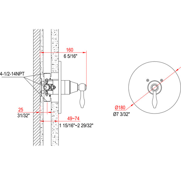 Dawn? Pressure Balancing Valve Trim