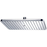 Dawn? Single Function Rectangle Rain Showerhead, Chrome