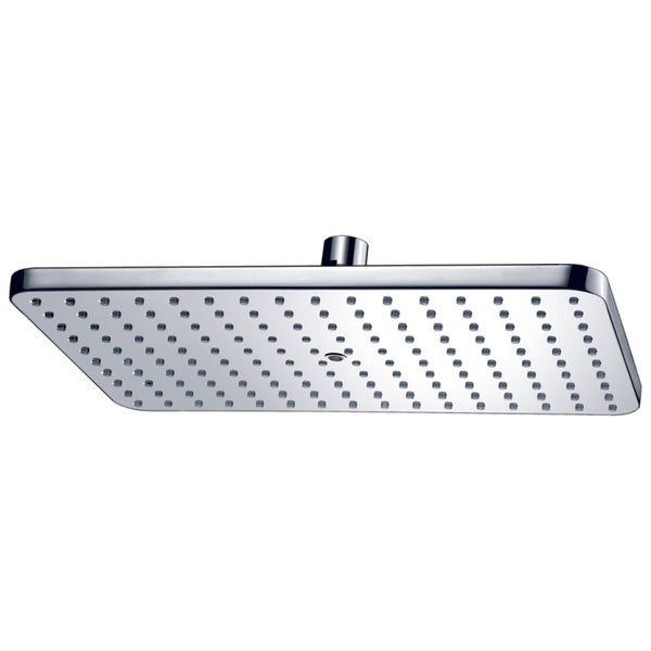 Dawn? Single Function Rectangle Rain Showerhead, Chrome