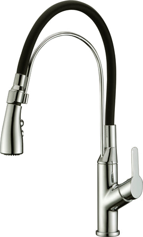 Dawn? Single-lever pull-out kitchen faucet, Brushed Nickel