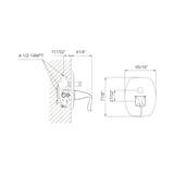 Dawn? Pressure Balancing Diverter Valve Trim