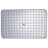 Dawn? Single Function Rectangle Rain Showerhead, Chrome