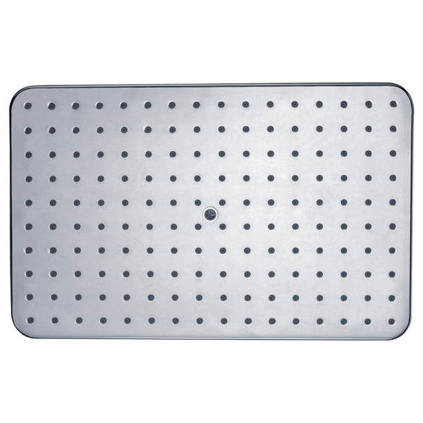 Dawn? Single Function Rectangle Rain Showerhead, Chrome