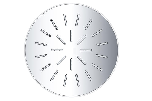 Dawn? Single Function Round Rain Showerhead, Chrome